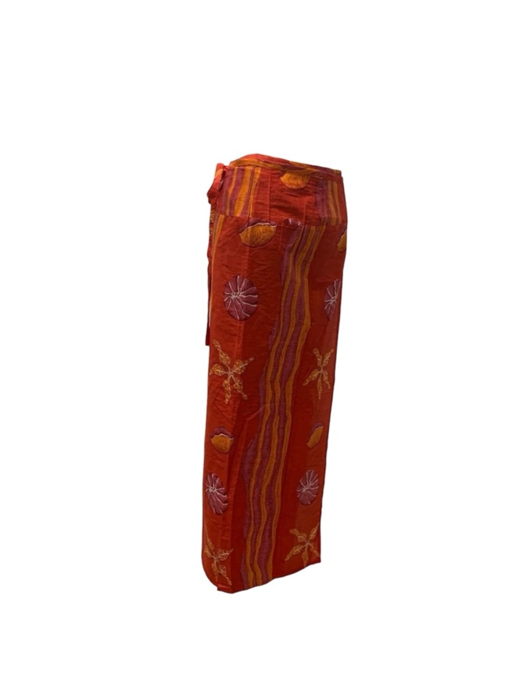 Noa Noa Handmade Wrap Skirt Beach Coverup Hawaiian One Size